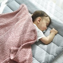 디케이홈 여름 아기이불 - 모달와플 블랭킷 (M/L), 핑크 M 100x95cm