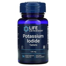 라이프익스텐션 칼륨 포타슘 요오드 130mg 14타블렛 POTASSIUM, 1개, 1