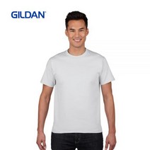 길단 화이트 무지티 반팔티셔츠 수입 GILDAN 아시안핏 76000 흰티셔츠 흰티 기본티