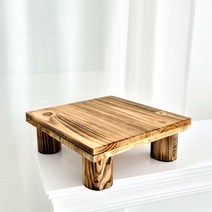 원목 화분 받침대 우드스텐드 28x28x10cm 정사각원목 화분 받침대 우드스텐드 28 10 정사각 원예, 본상품