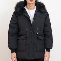 남자 주머니 야상패딩 스키장잠바 페딩잠바 라운딩패딩 따뜻한패딩 직장인패딩 오버핏