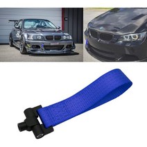 x xotic tech 635881 Xotic Tech 블루 트랙 레이싱 견인 스트랩 with Tow Hole Adapter 호환 BMW X1 X3 X4 X6 2 3 4 5 시리즈, Blue