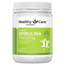 New ZeaLand직구 Healthy Care Super Spirulina 1000mg 400tab 1PACK, 수량, 상세참조