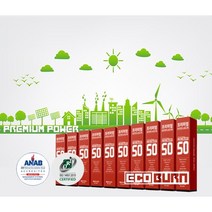 프리미엄파워 완전연소유도제 에코번 G50 10개 _휘발유용(연료40~50L용) 세정제 0% 무독성 연비향상 출력증강 매연감소 노킹방지 국내유일의 친환경 바이오 인증제품.