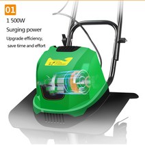 미니경운기 농업용 소형 경작기 다목적 밭갈이 트랙터미니 마이크로 경운기 1500W 전기 경운기 토양 경, 01 220V_01 미국