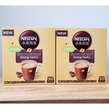 {TAK} 네스카페 수프리모 오리지널 커피믹스 585g 50T x 2개, 50개입