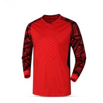 겨울축구복 겨울축구바지2022 남자 축구 골키퍼 훈련 저지 스폰지 수호자 정장 긴 소매 유니폼 문 세트 XXL