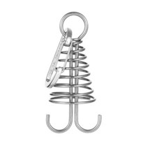 방풍 텐트 스테이크 못 스테인레스 스틸 야외 판자 바닥 천막 고정 후크 캠핑 로프 버클 텐트 액세서리, 둥근, 둥근