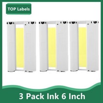 6 인치 KP-36IN 잉크 카트리지 용지 Canon Selphy CP1300 CP910 CP1000 잉크 카트리지 CP910 CP1000 잉크 카세트, 3 Ink