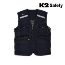 안전조끼 - K2 Safety 21VE-612R (네이비), 100개