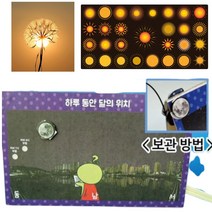 4인 태양 달 위치 변화 관찰 키트 지구 자전 과학 세트 초등