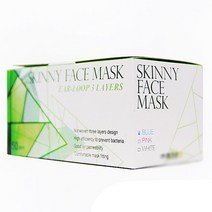 스키니 3중 페이스마스크 50매 - MB필터 덴탈마스크, 화이트, 상세페이지 참조2
