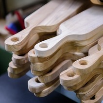 퍼즐사랑 티크원목 도마 선물용, 티크