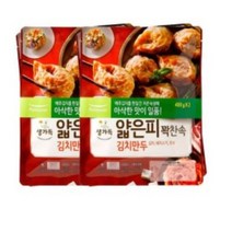 풀무원 [풀무원] 얇은피꽉찬속 김치만두, 400g, 14개