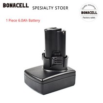 마끼다 호환 배터리 10.8V 6.0Ah BL1013 전동 공구 TD090D DF030D DF330D 교체 백업 밧데리, 협동사, 1 Picec 6.0Ah