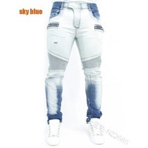 남자 명품 청바지 남성 청바지 스트레이트 지퍼 바이커 진 바지 하이 웨이스트 봄 가을 streetwear 남성 desiger 세척 진 바지 바지