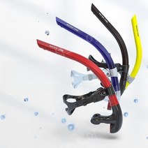 센터스노클 스노클 호흡 스노클링 수영장 수영용품 실리콘, 블랙2