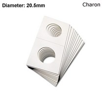 주화포장기 40mm 정사각형 골판지 동전 홀더 공급 앨범 컬렉션 등대 스탬프 커버 케이스 보관 50 개, 11 20.5mm