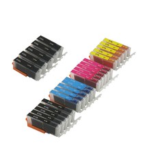 캐논 TS8090 MG7790용 PGI-970 CLI-971 대용량 XL 호환 카트리지, 25개 구성 (5카트리지 5세트)