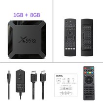 X96Q 안드로이드 100 TV 박스 올위너 H313 쿼드 코어 4K 60fps H265 2G 와이파이 구글 플레이어 스토어 유튜브 X96Q2 셋톱 박스 2GB 16GB, 26.영국 플러그  1G 8G MX3 PRO