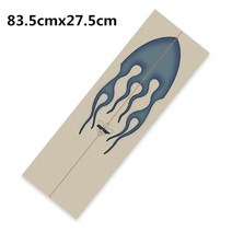 더블 로커 스케이트 보드 데크 샌드페이퍼 롱 보드 랜드 서핑 보드 연마지 방수 스쿠터, 08