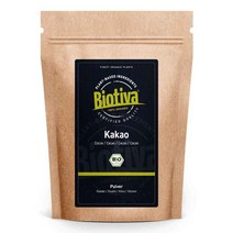 독일직구 비오티바 코코아 분말 자연유래 1000g - 100% 순도 코코아 분말 탈유화(지방 11%) - 첨가물 미포함 - 병입 및 독일 관리(DE-EOKO-005), 수량, 상세참조