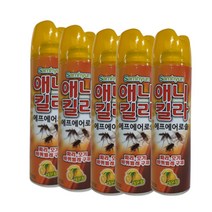 (주)삼현제약 애니킬라 에프에어로솔 파리 모기 바퀴 제거 스프레이 400ml(레몬향), 3개