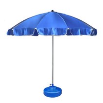 지름 2200mm 높이 2330mm 국산 1단 파라솔, 쿠팡 혼합색_청색물통포함