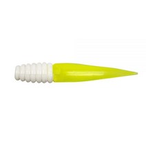 Bobby Garland Slab Slayer 블랙 샤르트뢰즈 실버 5.1cm(2인치), 2, Bone White Chartreuse