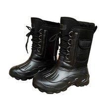 스노우보드부츠 스노우보드화 장비 스노보드 남자 야외 위장 방수 스노우 부츠 프론트 등산, 검은색, 오분의 사