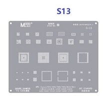 Maant 범용 BGA Reballing 스텐실 삼성 호환 CPU IC A10 S9 Exynos7870 SM5713, 15 S13