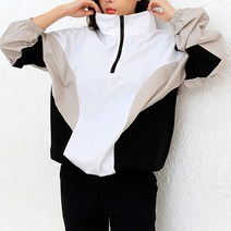 순이들 여성 바람막이 반집업 아노락 바람막이