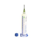 용접 솔더페이스트 10cc 주석 무세척 납 함유 sn63pb37 주사기 주석 액체 플럭스 녹는점 183℃ bga pcb smd 링 크림 도구, 25g, 킹보-218