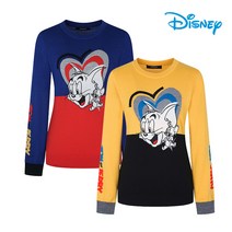 디즈니골프 디즈니골프 여성 자수 포인트 라운드 니트 WJ3LKT004