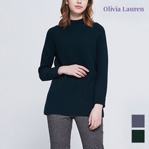 올리비아로렌 아울렛 이월 겨울 반넥 홀가먼트 심플 풀오버 VOPBLVWA151