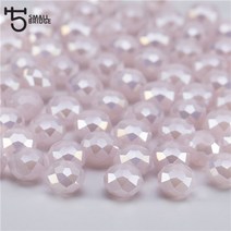 4mm Czech Pearl Colour Glass Beads for Making Bracelet Diy Necklace Accessories Ronde [G00045812], 1개, 02-Z344AB 280pcs-45812