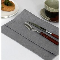 린넨 100% 테이블매트 식탁매트 냅킨 30x40 37color, 22-미스티로즈핑크