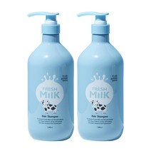 플로르드망 프레시밀크 우유 샴푸 1000ml 베이비파우더향, 2개