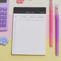체크리스트 투두리스트 쇼핑리스트 하루 일과표 계획표 메모지 메모 노트 네추럴 페이퍼 Memo Note Pads