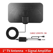 uhd안테나 지상파 안테나 8K 4K TV 안테나 글로벌 디지털 TV 1080P DVB-T2 부스터 HD RV 야외 자동차 안테, 05 Antenna or Amplifier