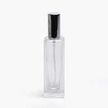 새로핸즈 스크류타입 향수공병 사각 실버캡(스크류타입) 30ml, 단품