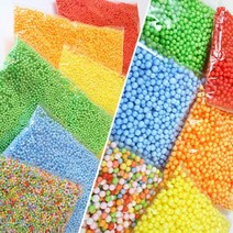 ts11017 반제품 컬러 스티로폼공(1호/2호), 1호 노랑, 노랑