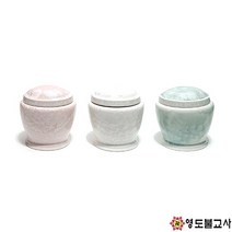 도자기설화보관함 사리함(A)-색상3가지불교양초 제사초 법당초, 핑크설화