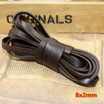 주얼리 2M 레트로 브라운 진짜 정품 가죽 코드 라운드 플랫 로프 스트링 DIY 목걸이 팔찌 쥬얼리 1 5mm 2mm 3 4 5 6 8 10mm
