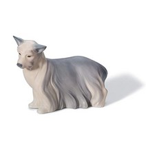 야드로 Yorkshire Terrier 피겨린. 포슬린 Dog .