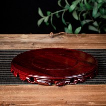 원목공예품 뿌리조각 받침대 어항 기석 헤드 향초 홀더 다관 불성 카트코트 원형 꽃병 대야 2777705106, 말라스목 직경 28CM 하이 2.5C