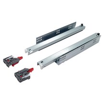 댐핑 언더레일 3단 특수레일 서랍 가구 서랍장 싱크대, 350mm