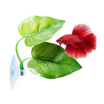수족관 꾸미기 잘자요 미니 어항베타 구피 침대 보금자리 은신처 물고기 키우기 조경 식물, 어항베타침대