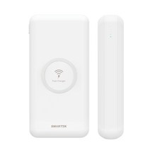 스마텍 유무선 고속충전 보조배터리 ST-QW20 (20000mAh), 화이트