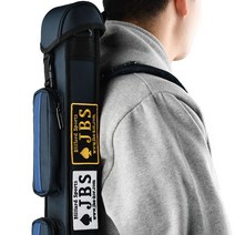 [정품인증당구몰] JBS 패치(가방 부착) 스티커형 / 개인 당구 용품 재료, 블랙(노란로고)